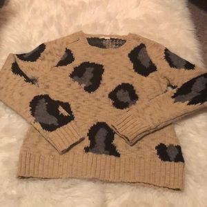 Anthropologie- sleeping on snow sweater s/p